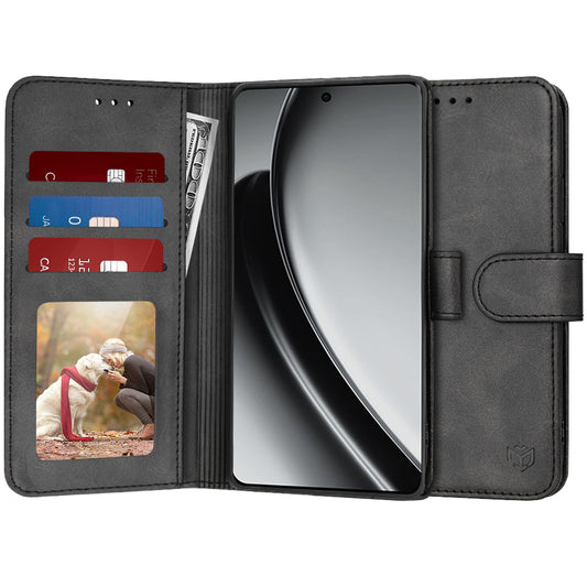 Coque pour Realme GT 6T / GT 6, Techsuit, Diary Book, Noire