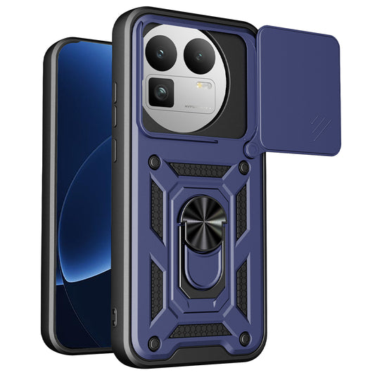 Hülle für Realme GT 8 Pro, Techsuit, CamShield (Runde Kameraaussparung), Blau