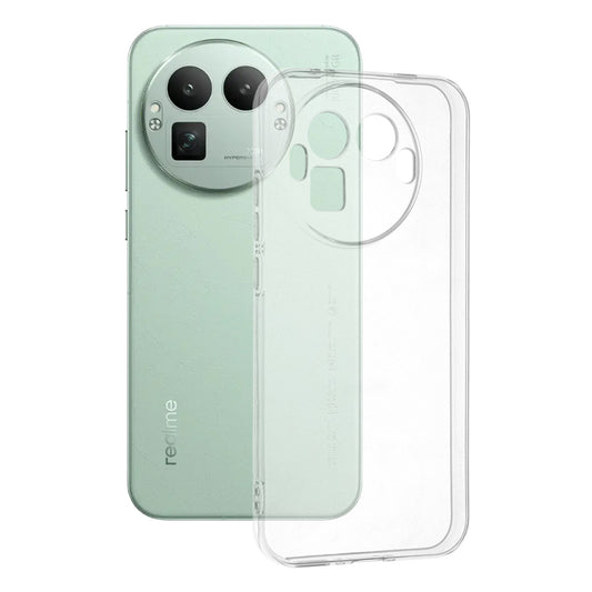 Étui pour Realme GT 8 Pro, Techsuit, Clear (Découpe Ronde pour Caméra), Transparent