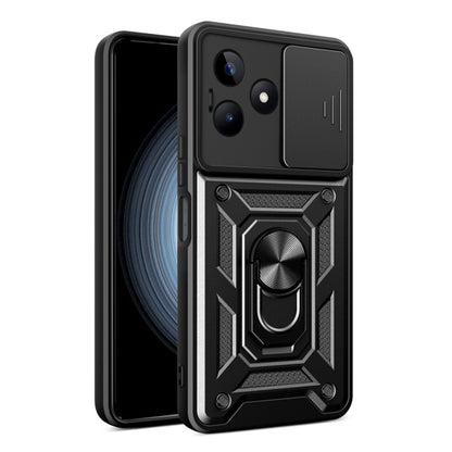 Hülle für Realme Note 50 / C51, Techsuit, CamShield, Schwarz