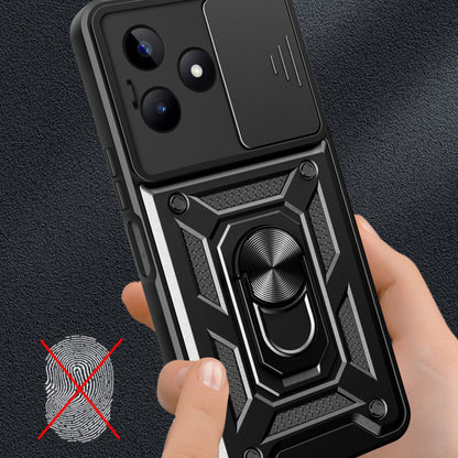 Hülle für Realme Note 50 / C51, Techsuit, CamShield, Schwarz