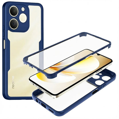 Hülle für Realme Note 70T, Techsuit, ColorVerse 360, Blau