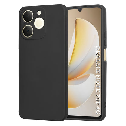 Hülle für Realme Note 70T, Techsuit, SoftFlex, Schwarz