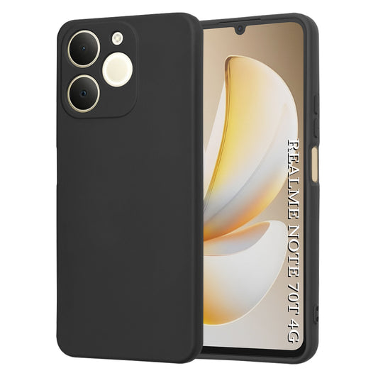 Étui pour Realme Note 70T, Techsuit, SoftFlex, Noir