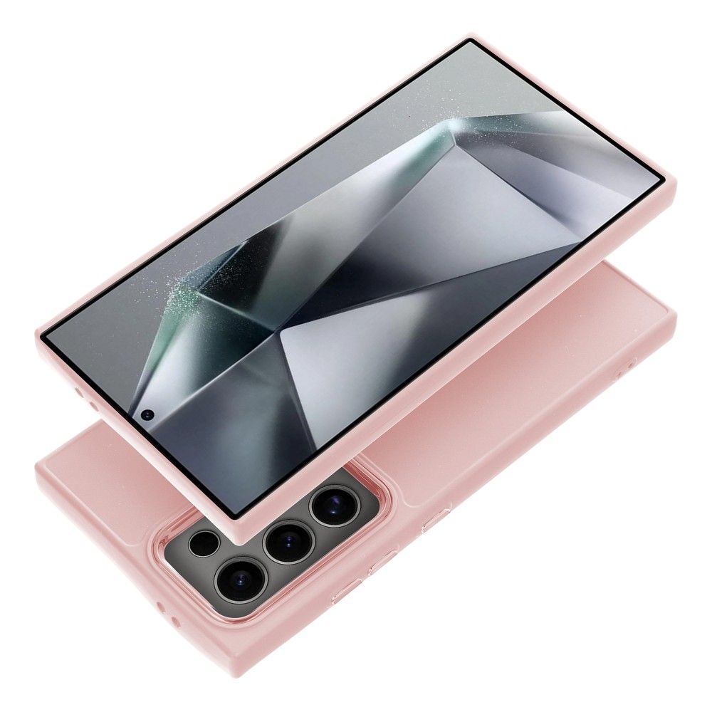Coque pour Samsung Galaxy S24 FE S721, OEM, Frame, Rose