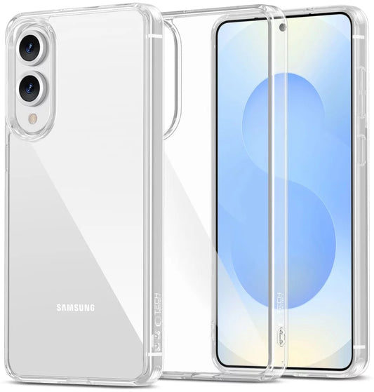 Hülle für Samsung Galaxy S25 Edge S937, Tech-Protect, Flexair Hybrid, Transparent
