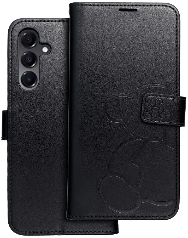 Coque pour Samsung Galaxy A16 5G A166, OEM, MEZZO Teddy Bear, Noire