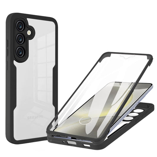 Coque pour Samsung Galaxy S25 S931, Techsuit, ColorVerse 360, Noire