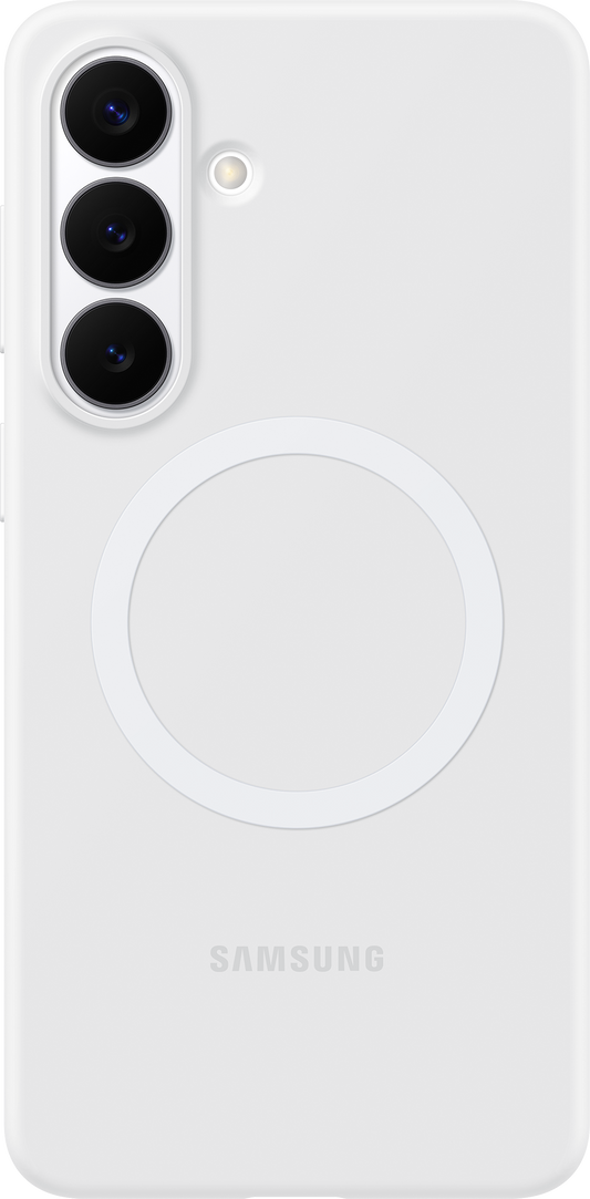 Case for Samsung Galaxy S26 Plus S947, Silicone Magnet Case, White EF-ES947CWEGWW