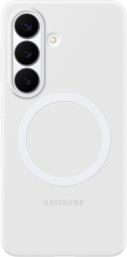Case for Samsung Galaxy S26 S942, Silicone Magnet Case, White EF-ES942CWEGWW