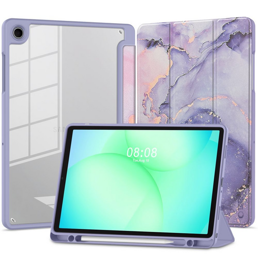Hülle für Samsung Galaxy Tab A11 / Tab A9, Tech-Protect, SC PEN Hybrid, Violett