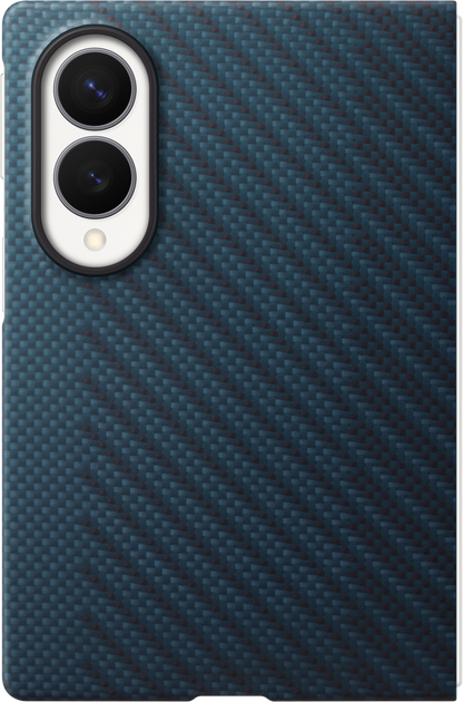 Hülle für Samsung Galaxy Z Fold8 F971, Carbon Magnet Case, Marineblau EF-KF971SNEGWW
