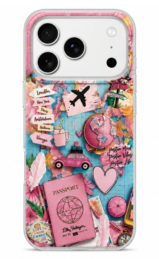 Hülle für Samsung Galaxy A07 / A07 4G A075, Perfect Case, Dreamora Pink Flight, Mehrfarbig