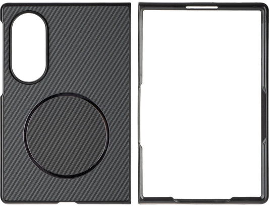 Coque pour Samsung Galaxy Z Fold8 F971, OEM, Carbone, Noire