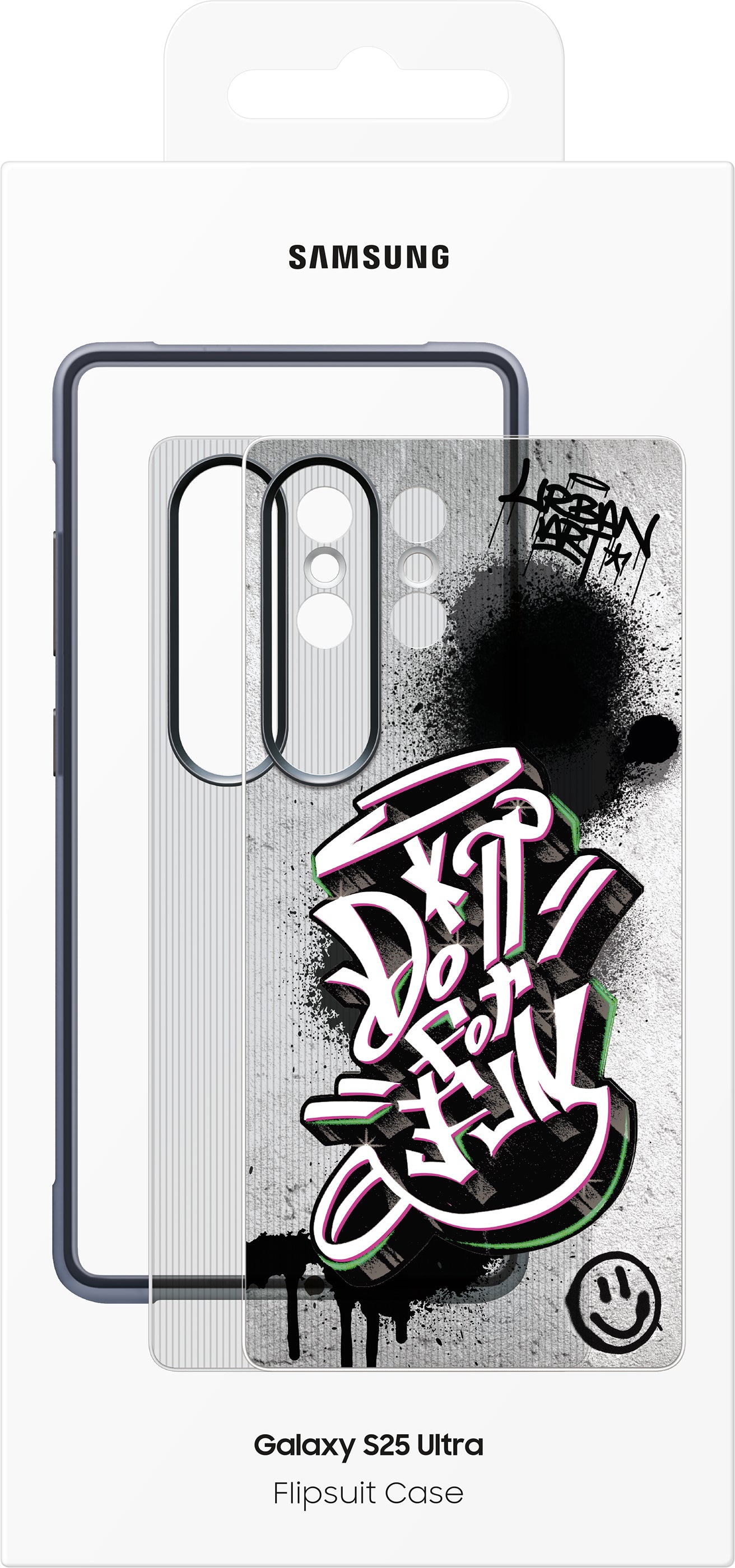 Hülle für Samsung Galaxy S25 Ultra S938, FlipSuit Rugged Case, Schwarz EF-JS938CBEGWW