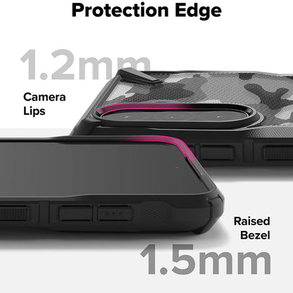 Étui pour Samsung Galaxy A56 A566 / A36 A366, Ringke, Fusion X Camo, Noir