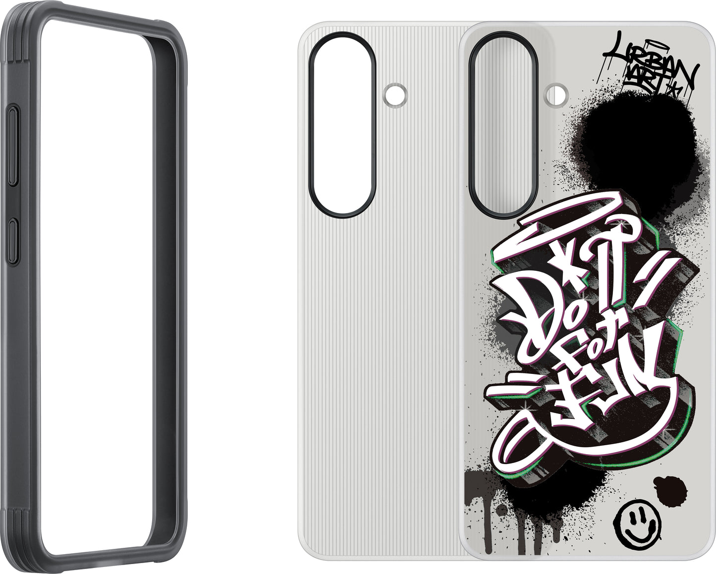 Étui pour Samsung Galaxy S25 S931, FlipSuit Rugged Case, Noir EF-JS931CBEGWW