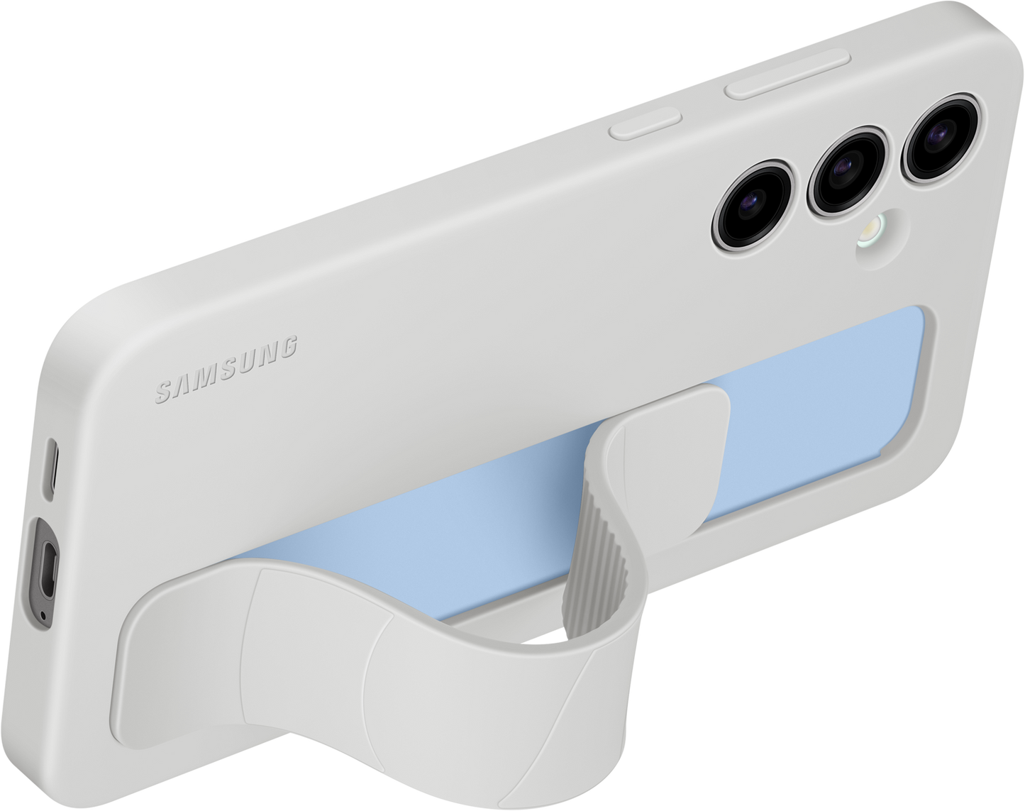 Gehäuse für Samsung Galaxy S24 FE S721, Standing Grip, Grau EF-GS721CJEGWWW 