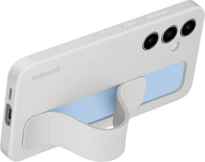 Gehäuse für Samsung Galaxy S24 FE S721, Standing Grip, Grau EF-GS721CJEGWWW 