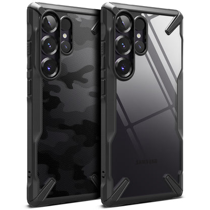 Étui pour Samsung Galaxy S25 Ultra S938, Ringke, Fusion X, Noir