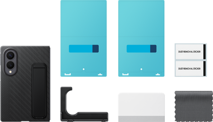 Coque pour Samsung Galaxy Z Fold8 F971, Carbon Standing, Noire EF-XF971SBEGWW