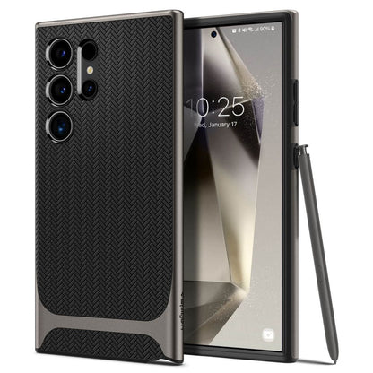 Étui pour Samsung Galaxy S24 Ultra S928, Spigen, Neo Hybrid, Gris ACS07305