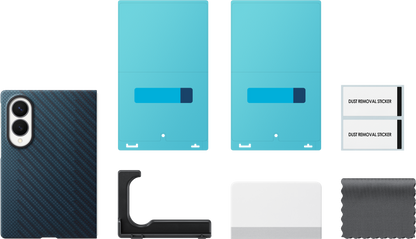 Hülle für Samsung Galaxy Z Fold8 F971, Carbon Magnet Case, Marineblau EF-KF971SNEGWW