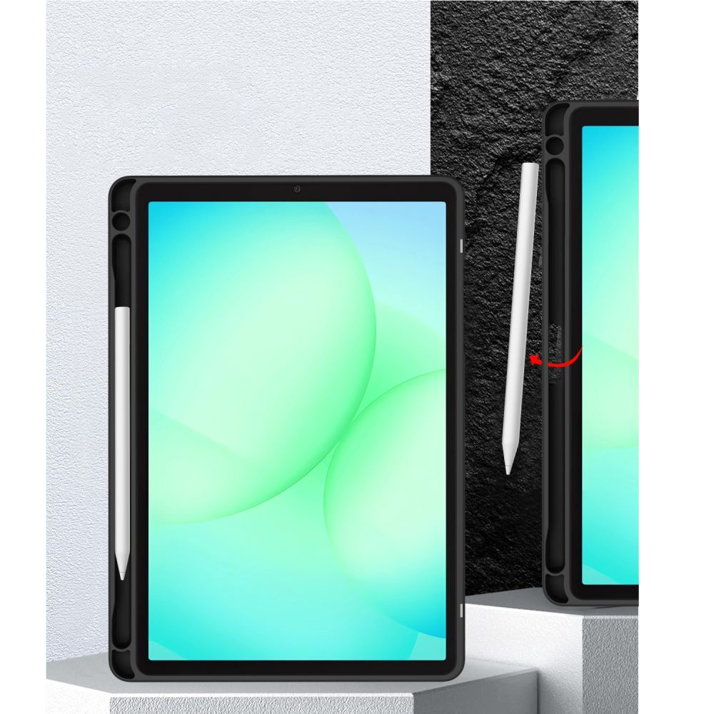 Étui pour Samsung Galaxy Tab A11 / Tab A9, Tech-Protect, SC PEN Hybrid, Noir
