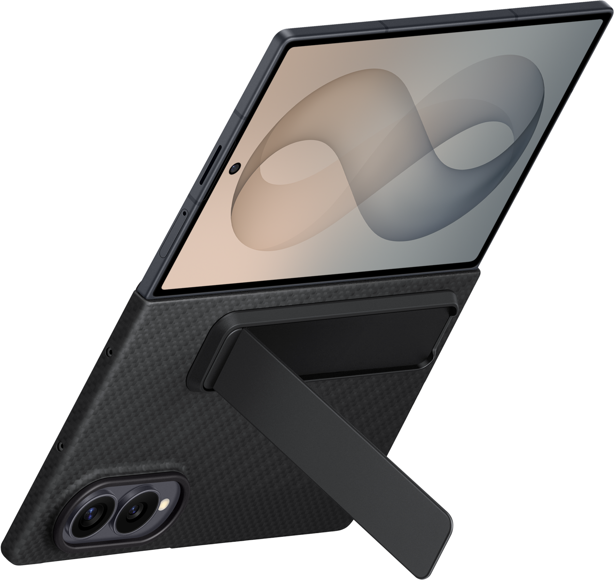Coque pour Samsung Galaxy Z Fold8 F971, Carbon Standing, Noire EF-XF971SBEGWW
