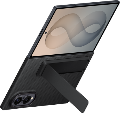 Coque pour Samsung Galaxy Z Fold8 F971, Carbon Standing, Noire EF-XF971SBEGWW