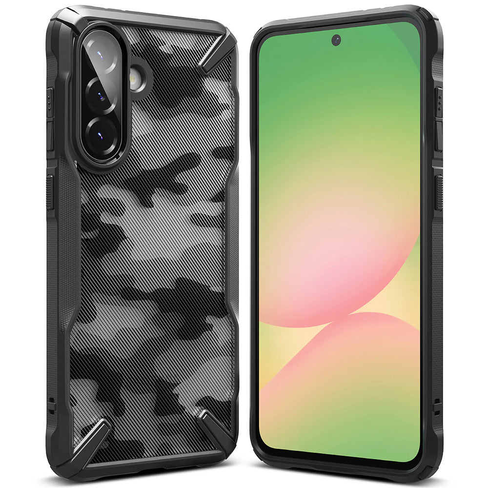 Étui pour Samsung Galaxy A56 A566 / A36 A366, Ringke, Fusion X Camo, Noir