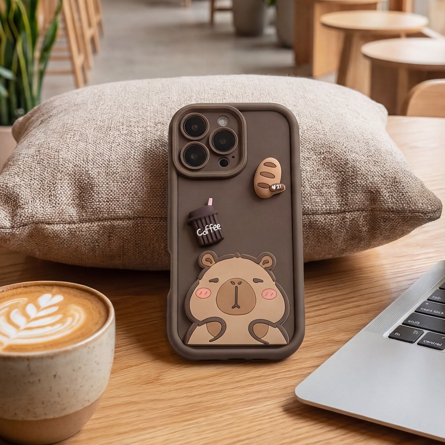 Case for Samsung Galaxy A26 A266, OEM, Ultra Trendy 3D Capybara, Brown