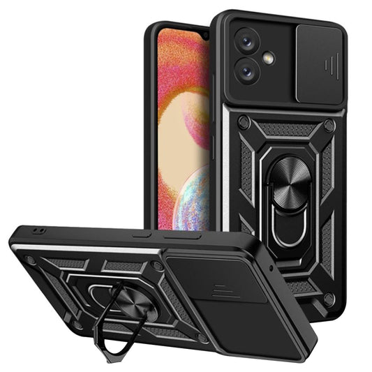 Hülle für Samsung Galaxy A04e A042 / M04 M045, Techsuit, CamShield, Schwarz