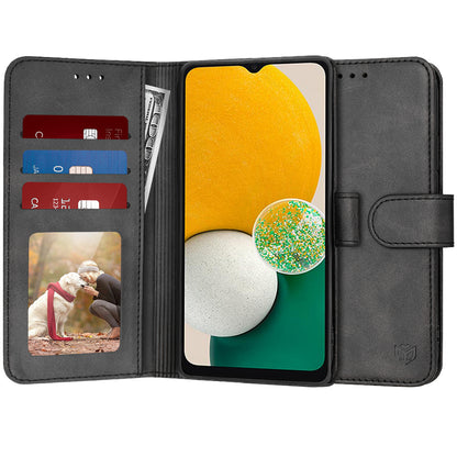 Coque pour Samsung Galaxy A04s A047 / A13 5G A136, Techsuit, Diary Book, Noire