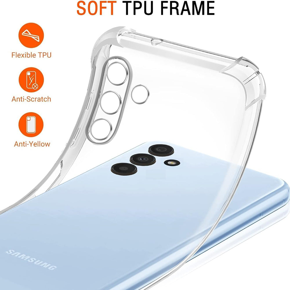Coque pour Samsung Galaxy A04s A047 / A13 5G A136, Techsuit, Antichoc Claire, Transparente
