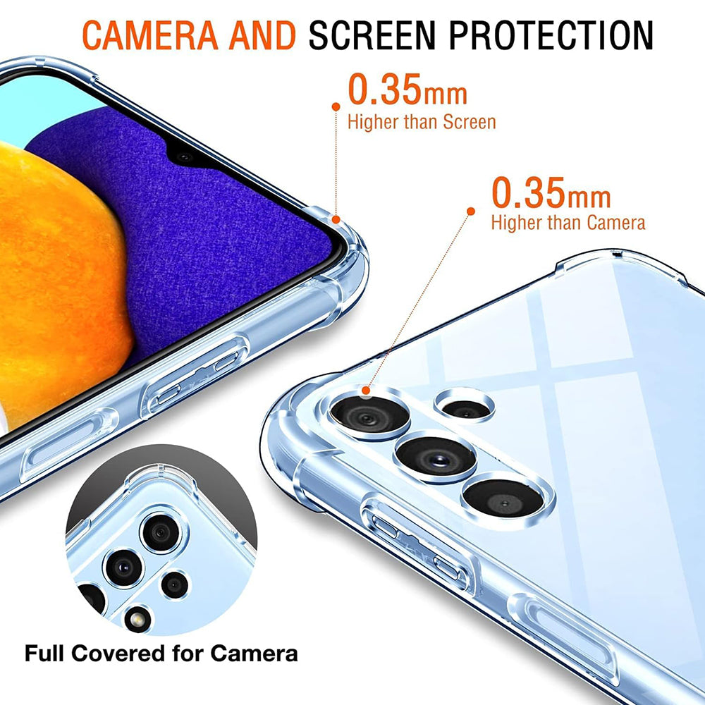 Coque pour Samsung Galaxy A04s A047 / A13 5G A136, Techsuit, Antichoc Claire, Transparente
