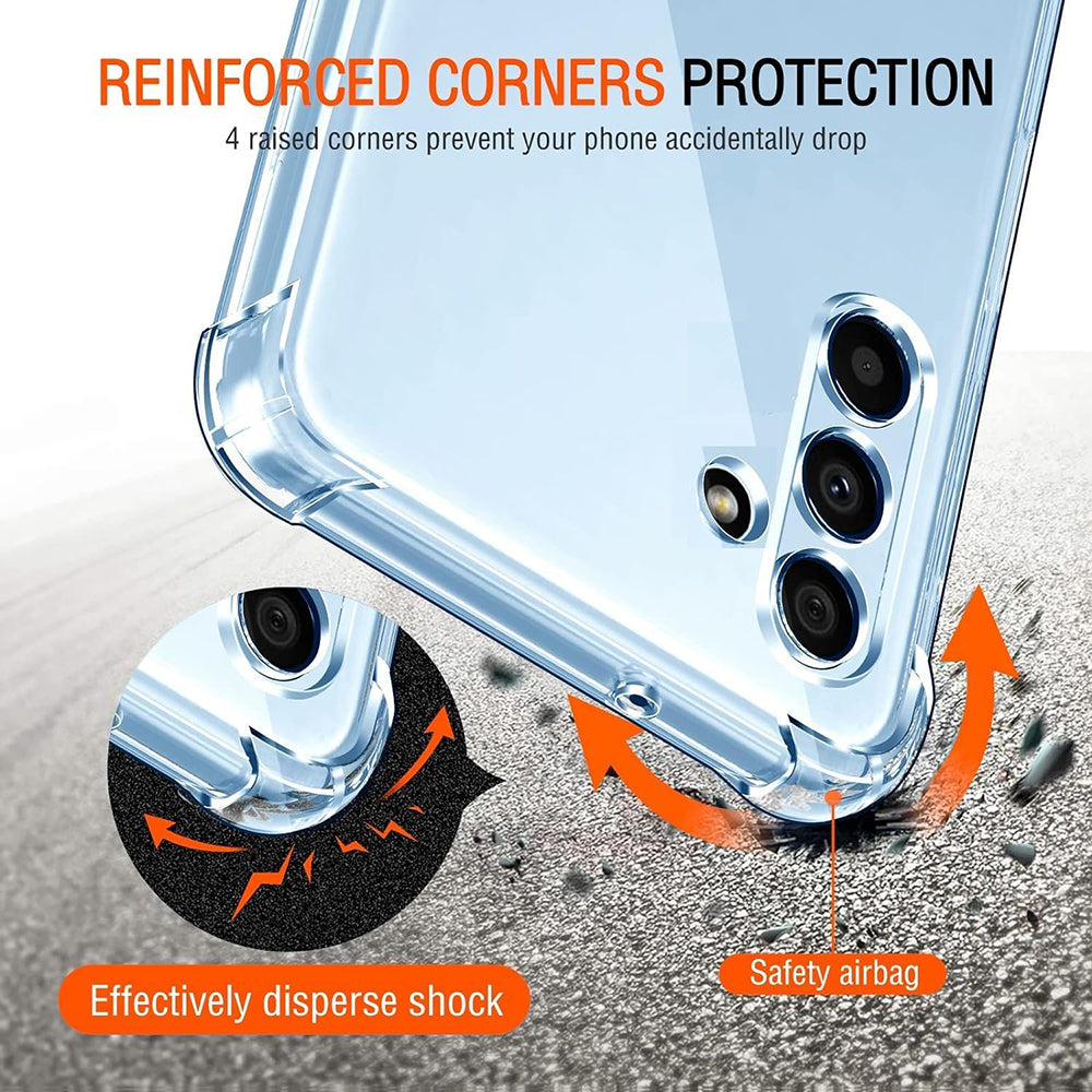Coque pour Samsung Galaxy A04s A047 / A13 5G A136, Techsuit, Antichoc Claire, Transparente