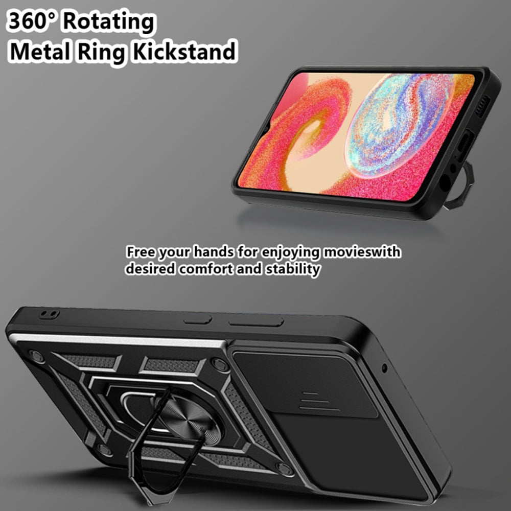 Hülle für Samsung Galaxy A05 A055, Techsuit, CamShield, Schwarz