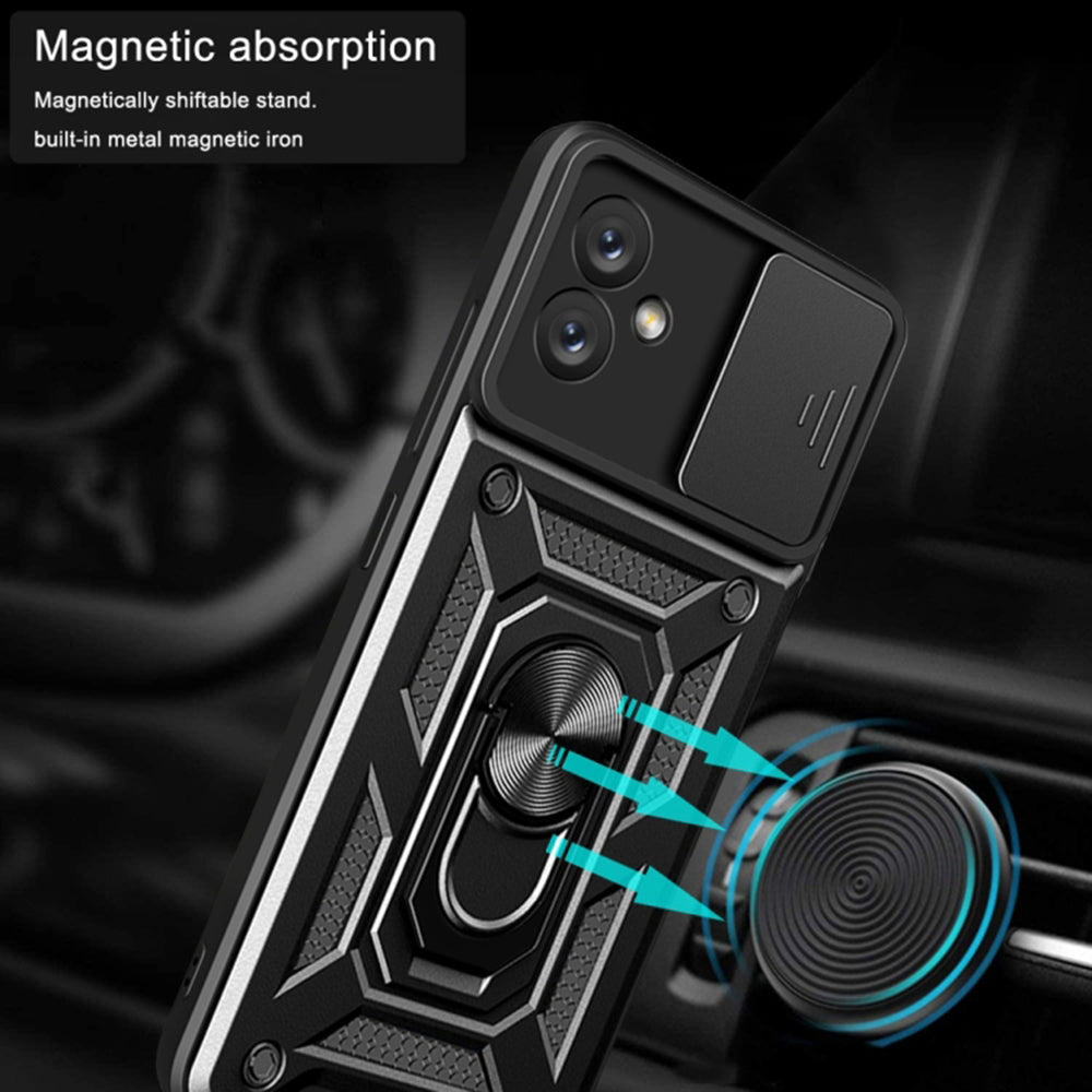 Hülle für Samsung Galaxy A05 A055, Techsuit, CamShield, Schwarz