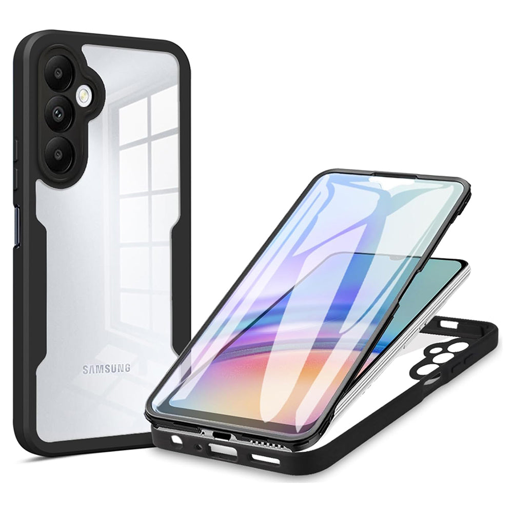 Coque pour Samsung Galaxy A05s A057, Techsuit, ColorVerse 360, Noire