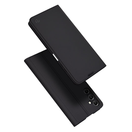 Coque pour Samsung Galaxy A05s A057, Techsuit, Magskin Book, Noire