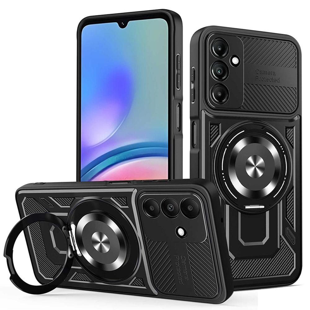 Case for Samsung Galaxy A05s A057, Techsuit, RuggedCam, Black