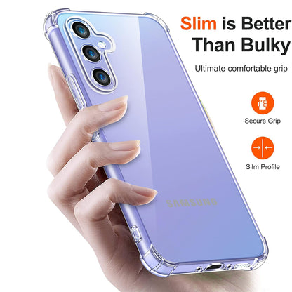 Case for Samsung Galaxy A05s A057, Techsuit, Shockproof Clear, Transparent