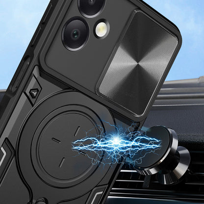 Case for Samsung Galaxy A06 A065, Techsuit, CamGuard Pro, Black