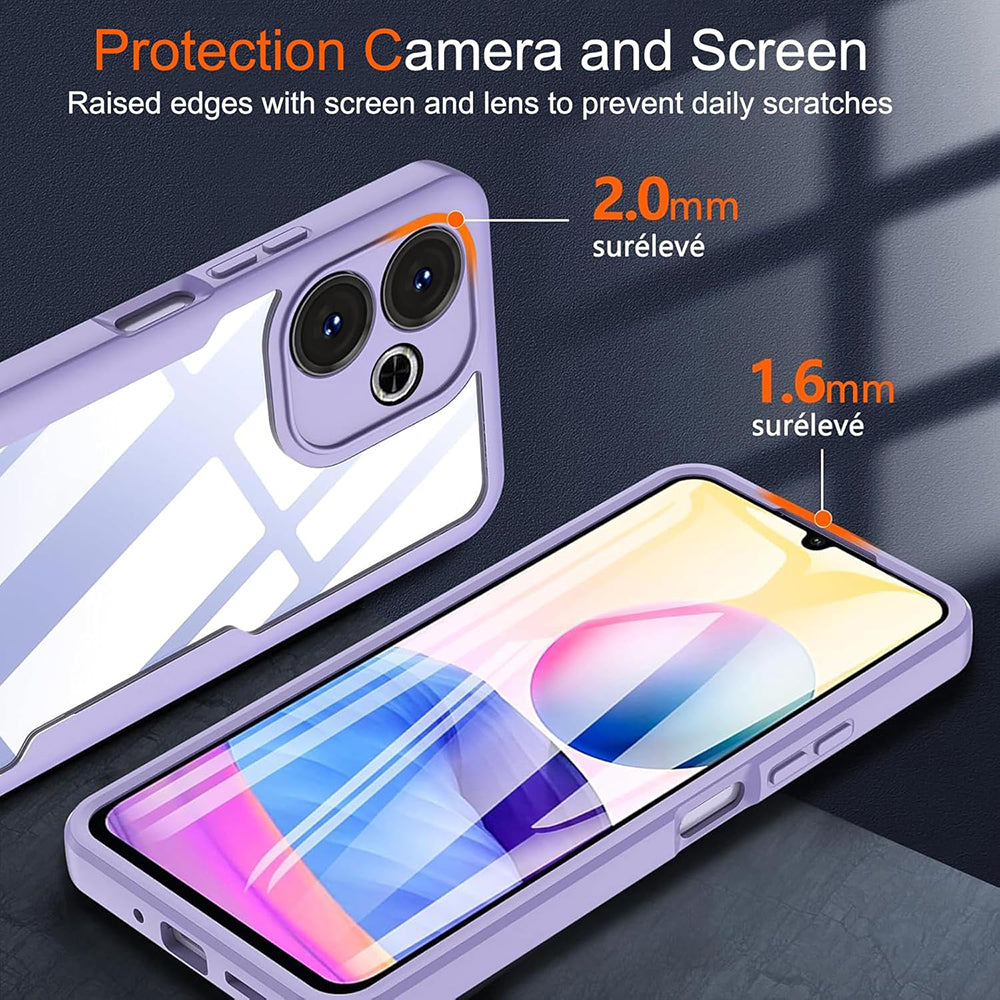 Hülle für Samsung Galaxy A06 A065, Techsuit, ColorVerse 360, Blau
