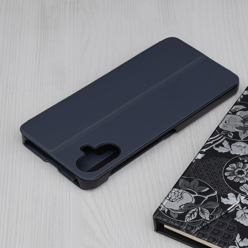 Coque pour Samsung Galaxy A06 A065, Techsuit, eFold, Bleu Foncé
