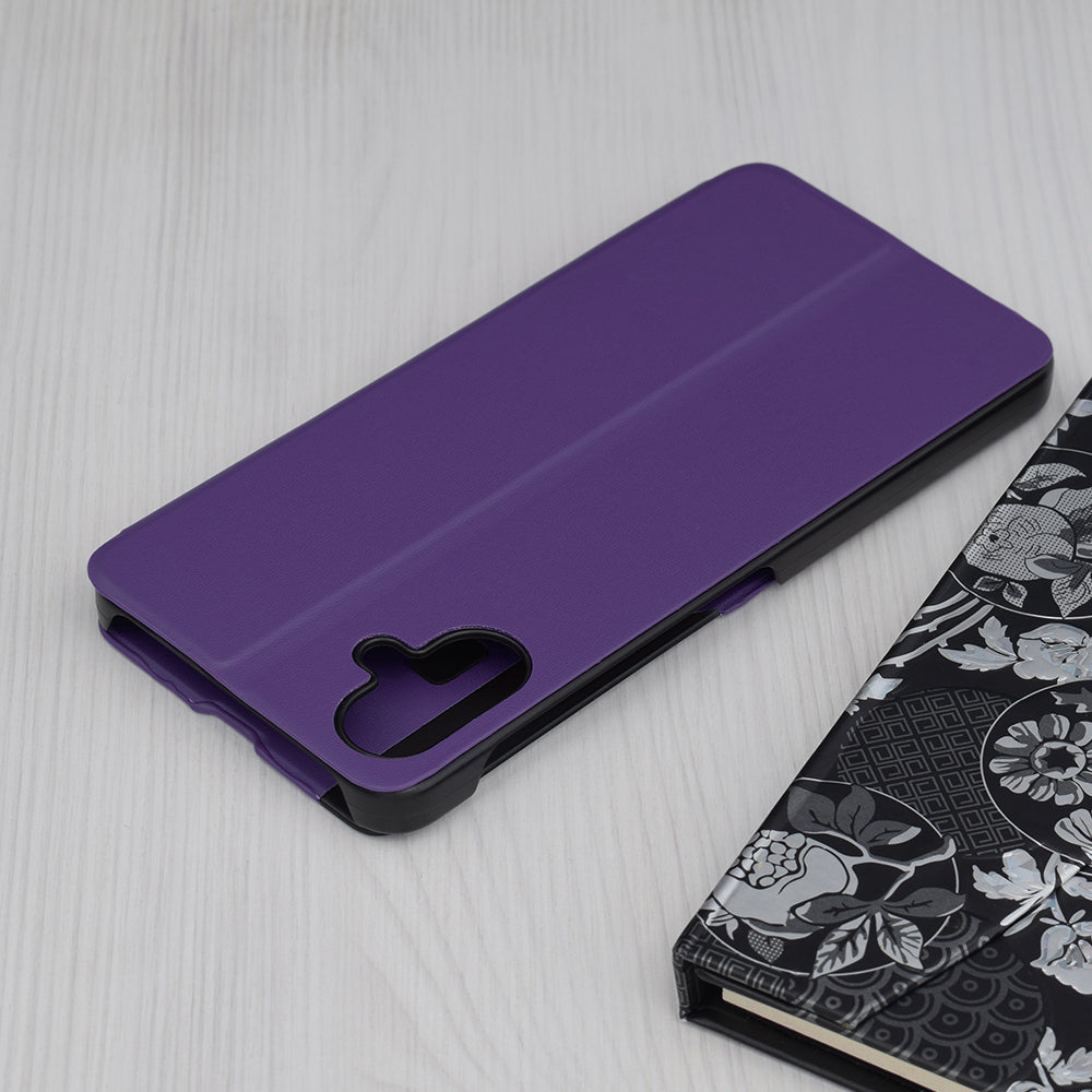 Coque pour Samsung Galaxy A06 A065, Techsuit, eFold, Violet