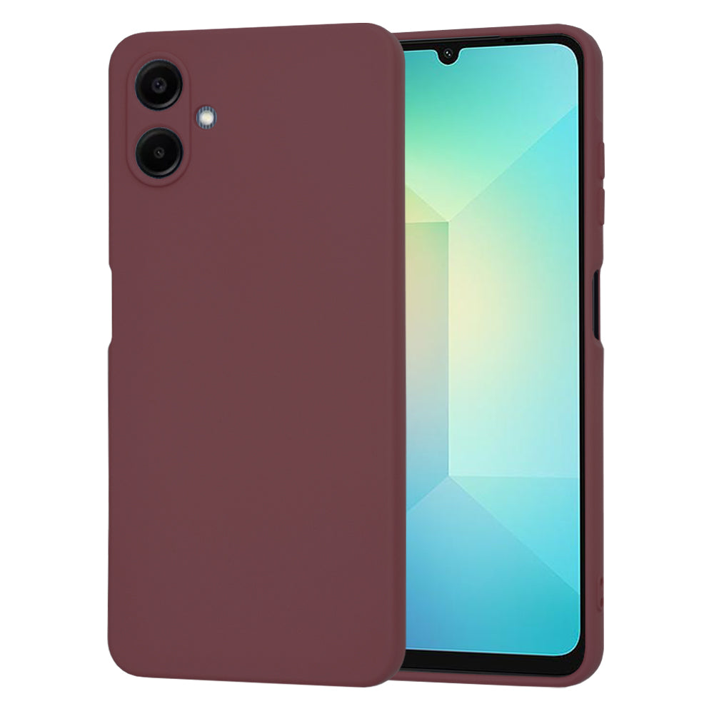 Hülle für Samsung Galaxy A06 A065, Techsuit, SoftFlex, Weinrot