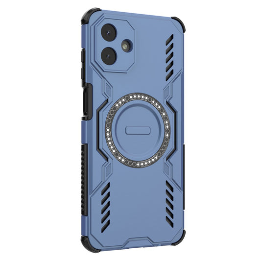 Coque MagSafe pour Samsung Galaxy A07 4G A075, Techsuit, ArmorMag, Bleue