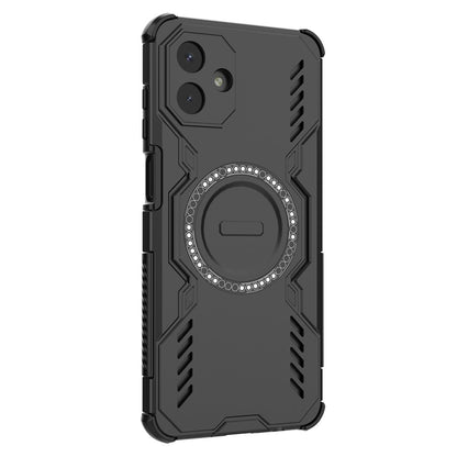 MagSafe-Hülle für Samsung Galaxy A07 4G A075, Techsuit, ArmorMag, Schwarz